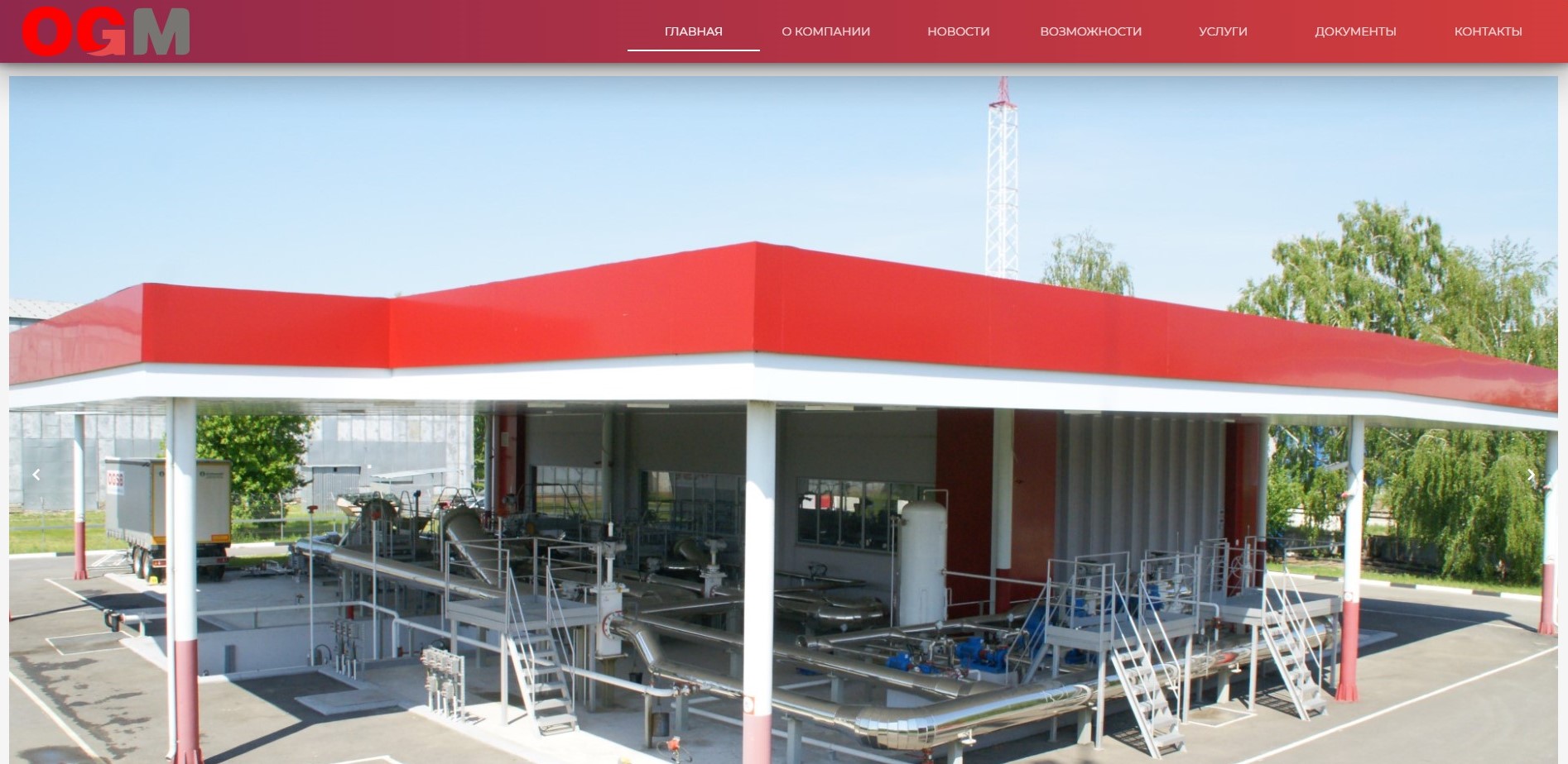 OGM прототип сайта